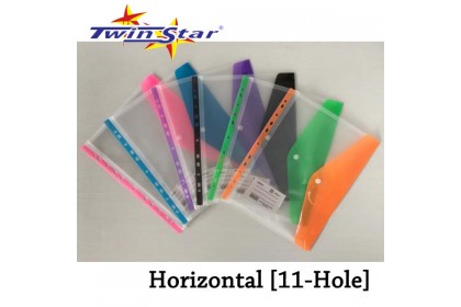 Twin Star Horizontal 11-Hole Semi Envelope Folder Twin Star Horizontal 11-Hole Semi Envelope Folder